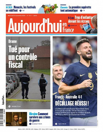 Aujourd’hui en France - 23 Novembre 2022
