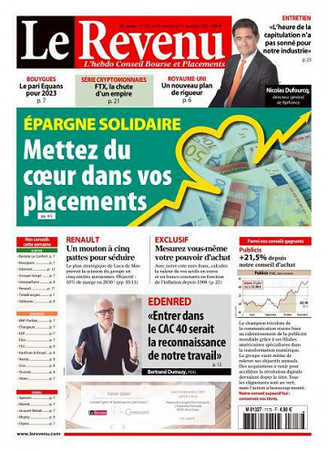 Le Revenu - 25 Novembre 2022
