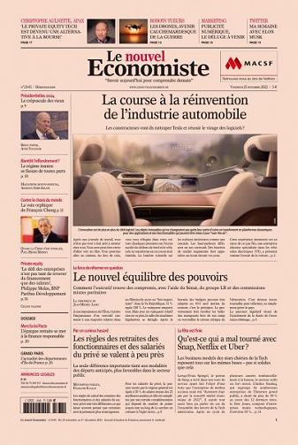Le nouvel Economiste - 25 Novembre 2022