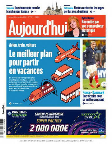 Aujourd’hui en France - 26 Novembre 2022