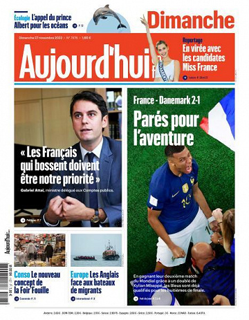 Aujourd’hui en France - 27 Novembre 2022