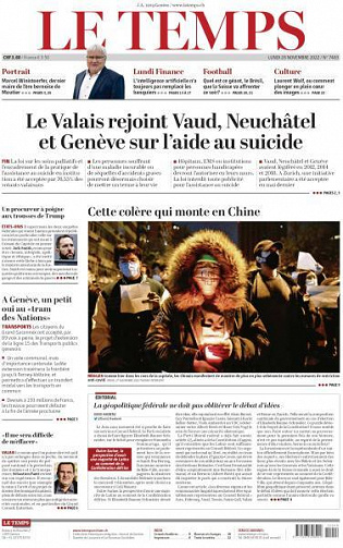 Le Temps - 28 Novembre 2022