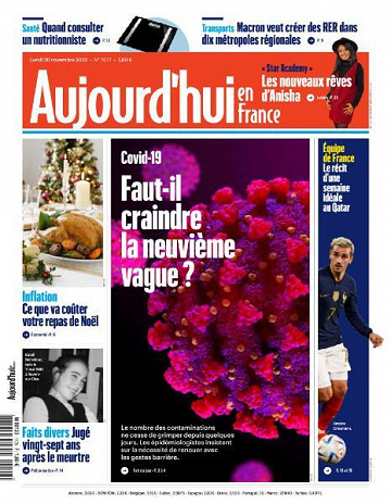 Aujourd’hui en France - 28 Novembre 2022