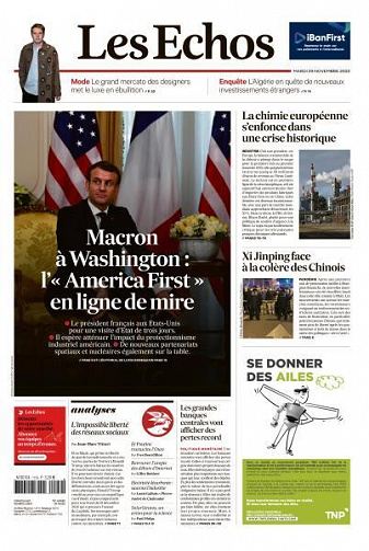 Les Echos du Mardi 29 Novembre 2022
