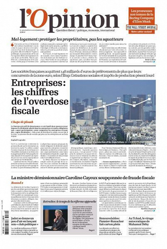 L’Opinion - 30 Novembre 2022