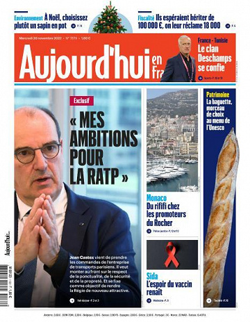 Aujourd’hui en France - 30 Novembre 2022
