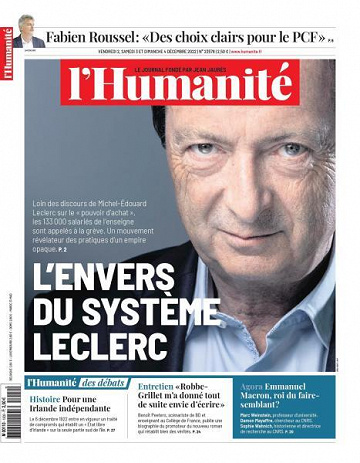 L’Humanite - 2-4 Décembre 2022