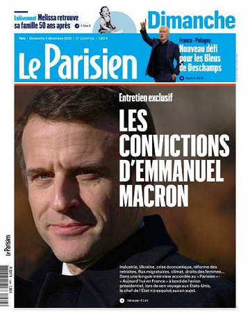 Le Parisien du Dimanche 4 Décembre 2022