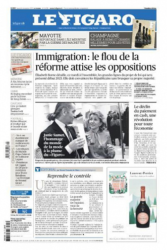 Le Figaro du Mardi 6 Décembre 2022