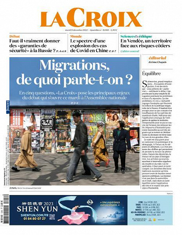 La Croix - 6 Décembre 2022