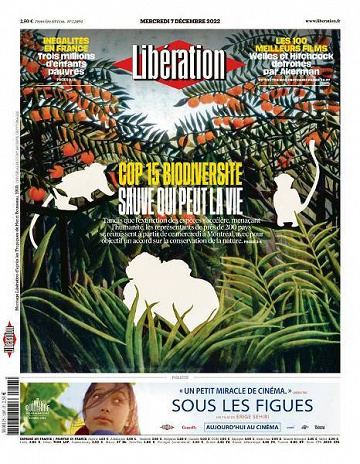 Libération du Mercredi 7 Décembre 2022