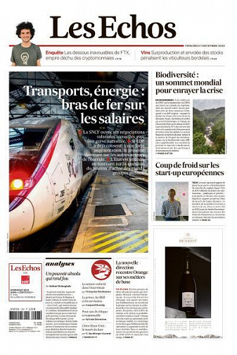 Les Echos du Mercredi 7 Décembre 2022