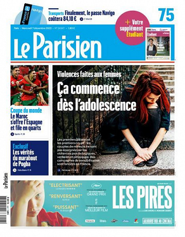 Le Parisien du Mercredi 7 Décembre 2022