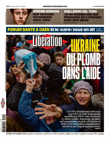 Libération du Vendredi 9 Décembre 2022