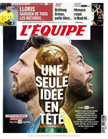 L’equipe du Vendredi 9 Décembre 2022