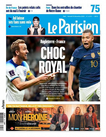 Le Parisien du Samedi 10 Décembre 2022