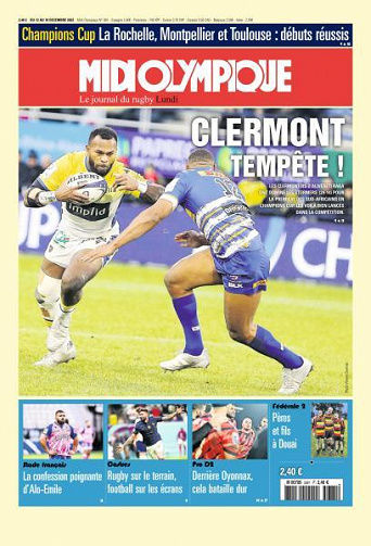 Midi Olympique Rouge - 12 Décembre 2022