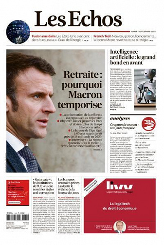 Les Echos du Mardi 13 Décembre 2022
