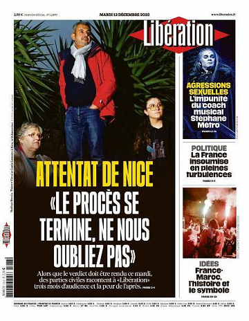 Libération du Mardi 13 Décembre 2022