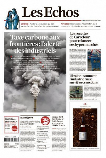 Les Echos du Mercredi 14 Décembre 2022