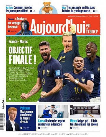 Aujourd’hui en France - 14 Décembre 2022