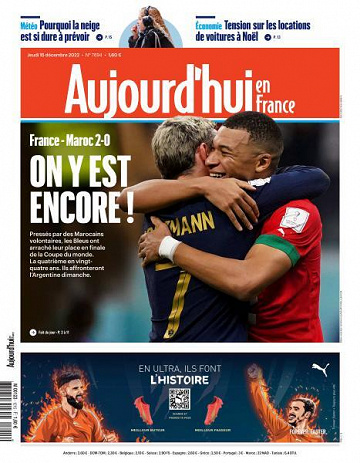 Aujourd’hui en France - 15 Décembre 2022