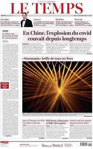 Le Temps - 15 Décembre 2022
