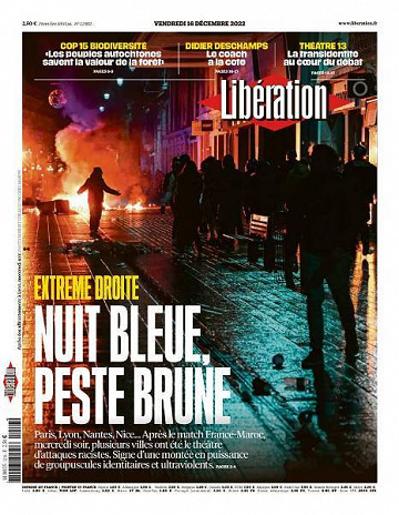 Libération du Vendredi 16 Décembre 2022