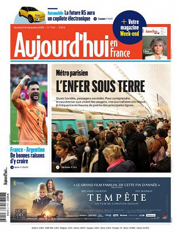 Aujourd’hui en France - 16 Décembre 2022