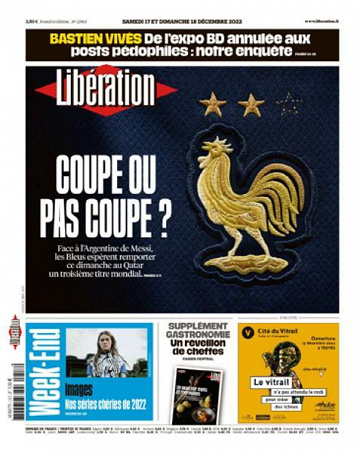 Libération du Samedi 17 et Dimanche 18 Décembre 2022