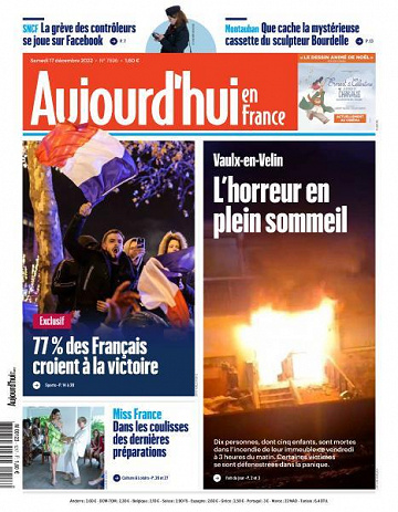Aujourd’hui en France - 17 Décembre 2022