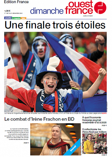 Ouest-France Édition France du Dimanche 18 Décembre 2022