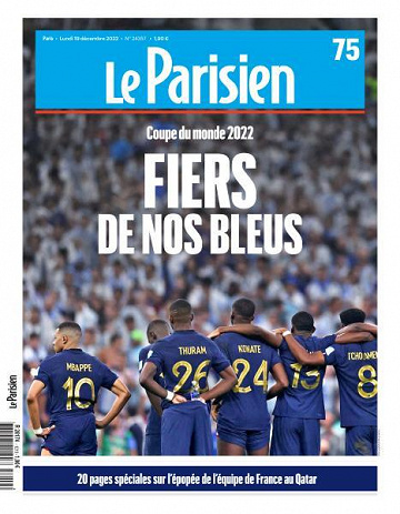 Le Parisien du Lundi 19 Décembre 2022
