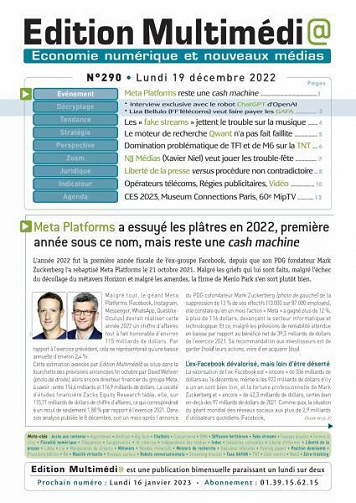Édition Multimédia - 19 Décembre 2022