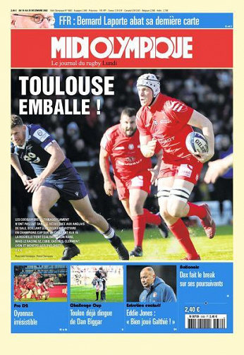 Midi Olympique Rouge - 19 Décembre 2022