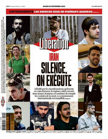 Libération du Mardi 20 Décembre 2022