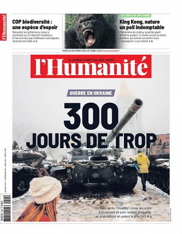 L’Humanite - 20 Décembre 2022