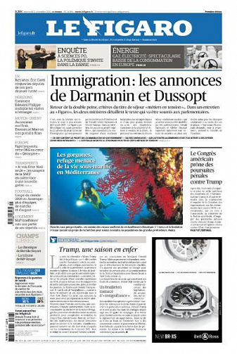 Le Figaro du Mercredi 21 Décembre 2022