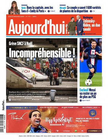 Aujourd’hui en France - 22 Décembre 2022