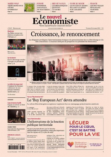 Le nouvel Economiste - 23 Décembre 2022