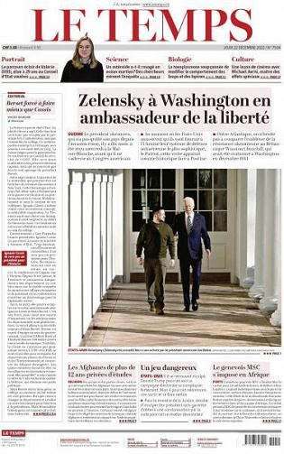 Le Temps - 22 Décembre 2022