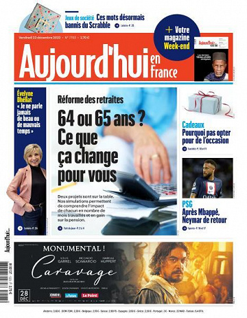 Aujourd’hui en France - 23 Décembre 2022