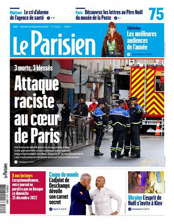 Le Parisien du Samedi 24 Décembre 2022