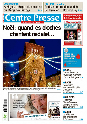 Centre Presse Aveyron du 25 décembre 2022