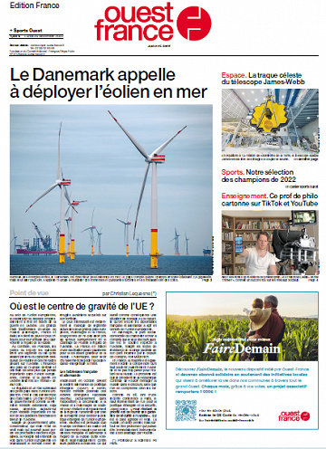 Ouest-France Édition France du Lundi 26 Décembre 2022