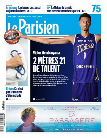 Le Parisien - 27 Décembre 2022