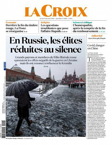 La Croix - 27 Décembre 2022