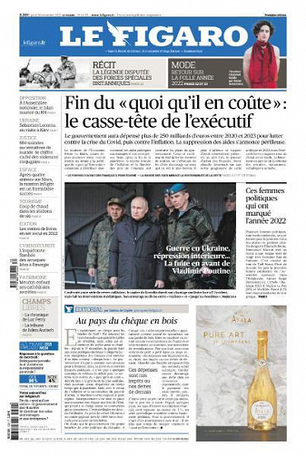Le Figaro du Jeudi 29 Décembre 2022