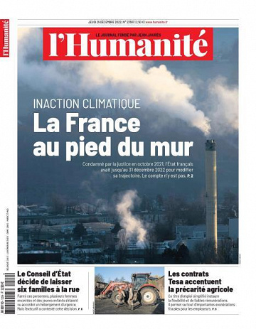 L’Humanite - 29 Décembre 2022