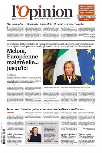 L’Opinion - 29 Décembre 2022